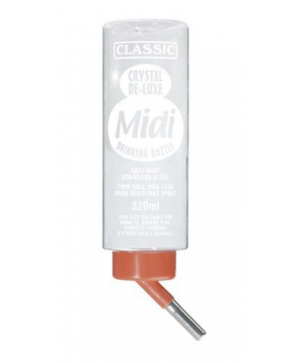 Classic Deluxe Crystal Water Drinker Bottle Midi 320ml